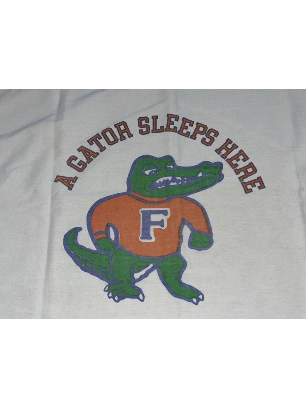 Vtg University Of Florida Pillowcase ALBERT Gators College NCAA School Logo